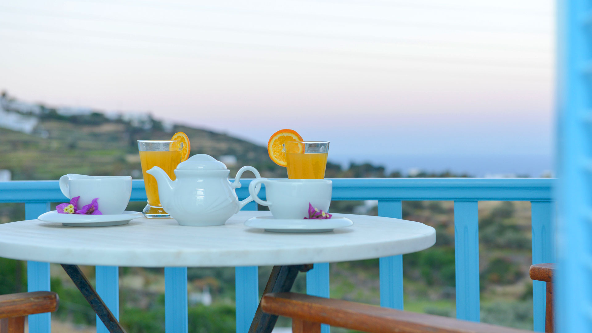 Balcon avec vue sur la mer